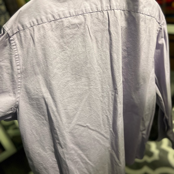 DKNY lilac Dress Shirt. 17 -34/35. Gently used. Slim fit. - Picture 4 of 4